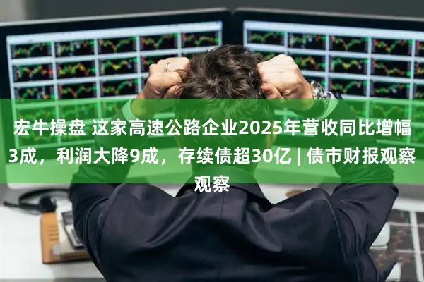 宏牛操盘 这家高速公路企业2025年营收同比增幅3成,利润大降9成,存续债超30亿 | 债市财报观察